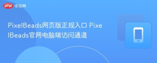 PixelBeads网页版正规入口 PixelBeads官网电脑端访问通道