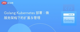 Golang Kubernetes 部署：微服务架构下的扩展与管理