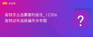 高铁怎么选靠窗的座位_12306高铁动车选座编号分布图