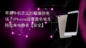 苹果手机怎么拦截骚扰电话?iphone设置黑名单及陌生来电静音【安全】 - php中文网