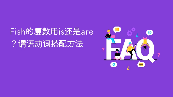 fish的复数用is还是are?谓语动词搭配方法 - php中文网