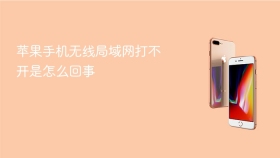 苹果手机无线局域网打不开是怎么回事 - php中文网