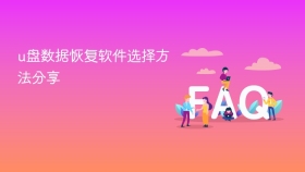 u盘数据恢复软件选择方法分享 - php中文网