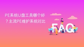 PE系统U盘工具哪个好？主流PE维护系统对比