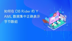 如何在 DB Rider 的 YAML 数据集中正确表示字节数组