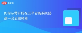 如何从零开始在云平台购买和搭建一台云服务器