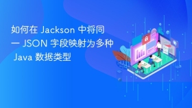 如何在 Jackson 中将同一 JSON 字段映射为多种 Java 数据类型