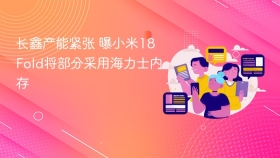 长鑫产能紧张 曝小米18 Fold将部分采用海力士内存
