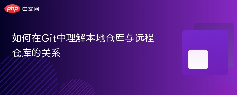 如何在git中理解本地仓库与远程仓库的关系