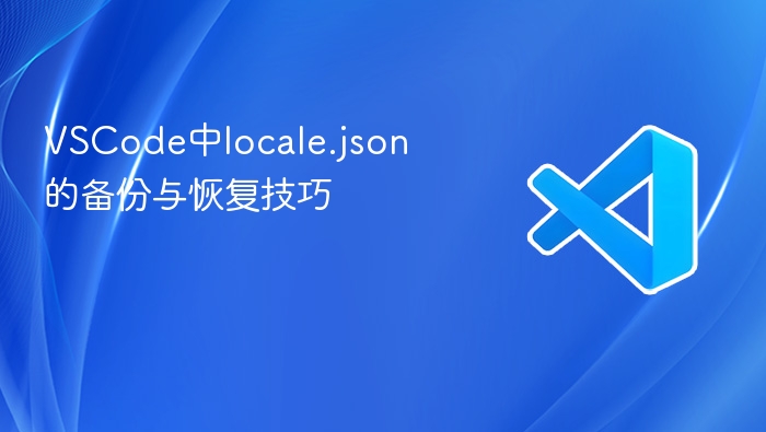 vscode中locale.json的备份与恢复技巧