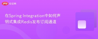 在spring integration中如何声明式集成redis发布订阅通道