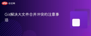 Git解决大文件合并冲突的注意事项