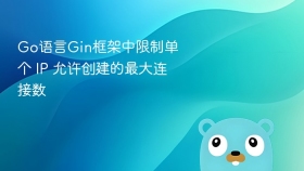 go语言gin框架中限制单个 ip 允许创建的最大连接数