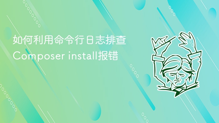 如何利用命令行日志排查composer install报错