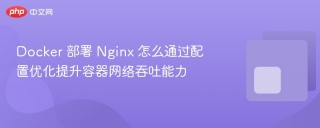 docker 部署 nginx 怎么通过配置优化提升容器网络吞吐能力