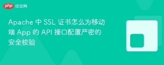 Apache 中 SSL 证书怎么为移动端 App 的 API 接口配置严密的安全校验