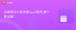 自建测评小程序跟SaaS租用,哪个更划算?