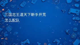 三国志王道天下新手开荒怎么配队
