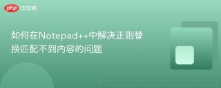 如何在Notepad++中解决正则替换匹配不到内容的问题