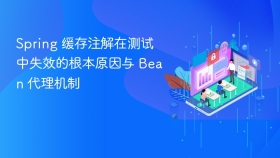 Spring 缓存注解在测试中失效的根本原因与 Bean 代理机制