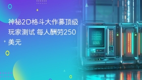 神秘2D格斗大作募顶级玩家测试 每人酬劳250美元