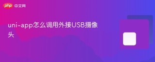 uni-app怎么调用外接USB摄像头