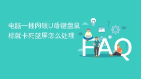 电脑一插网银U盾键盘鼠标就卡死蓝屏怎么处理