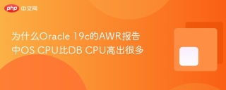 为什么Oracle 19c的AWR报告中OS CPU比DB CPU高出很多