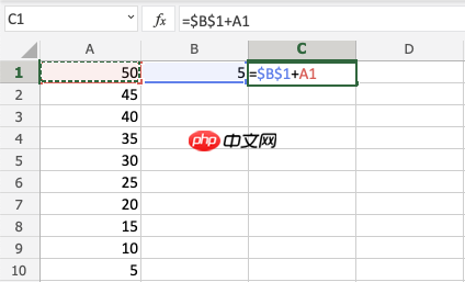Excel加法运算符