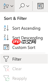 Excel數(shù)據(jù)分析:過濾器