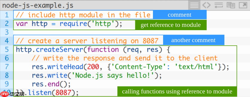 Node.js示例