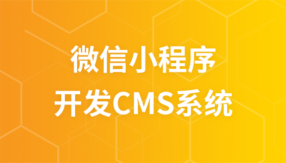 微信小程序开发CMS系统视频教程