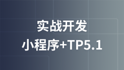 2019新版小程序+tp5.1实战开发（其他机构）