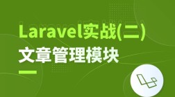 新闻/文章管理模块开发（Laravel实战二）
