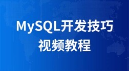 MySQL开发技巧（三）视频教程