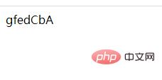 PHP字串學習之反向輸出全部字符