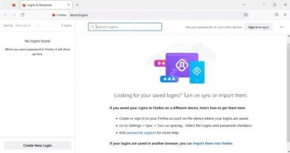 步骤2：进入Firefox密码管理器真实操作界面