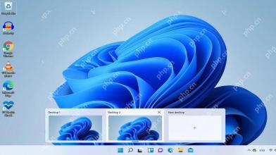Win11 任务视图中新建多个虚拟桌面