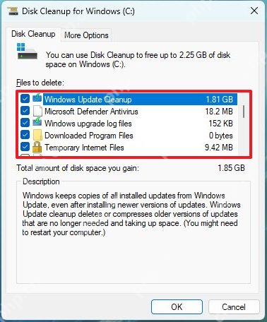 win11怎么清理系统文件_win11系统文件清理选项使用指南 - php中文网