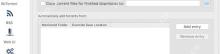 qBittorrent Downloads 页面中按分类保存到子路径的设置区域