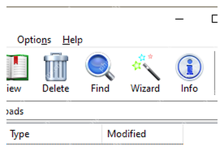 WinRAR 工具栏 Delete 按钮和文件区域清晰可见,对应删除选中项目。