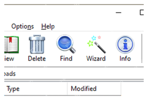 WinRAR 工具栏 Delete 按钮和文件区域清晰可见,对应删除选中项目。