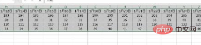 excel實作橫表變豎表