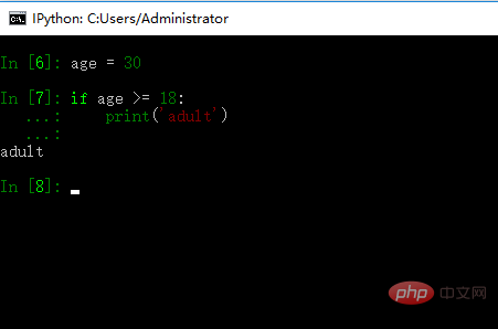 How to write python judgment statement