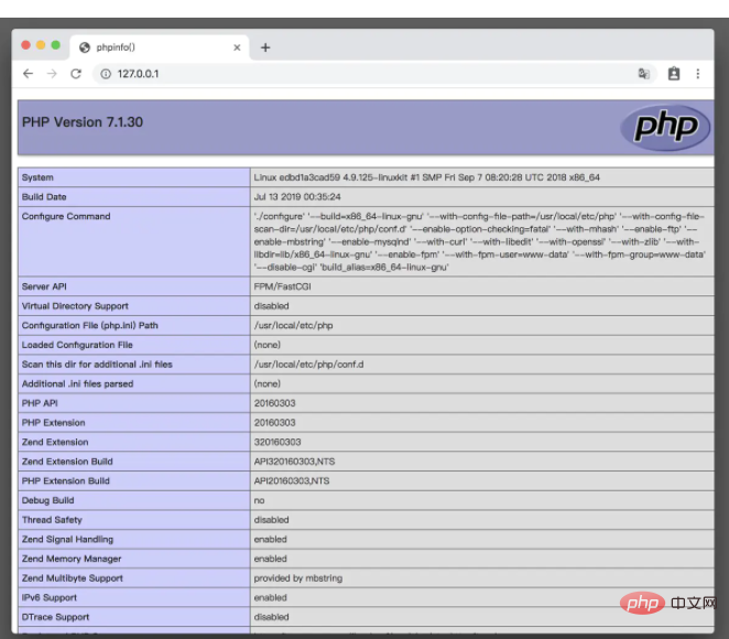 How to install php7 in docker