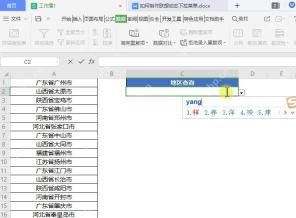 WPS表格在查询单元格中输入关键词进行模糊搜索