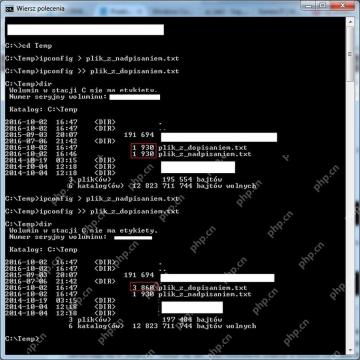 Windows 命令提示符比较大于号覆盖日志与双大于号追加日志