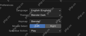 Blender首次打开怎么设置中文界面