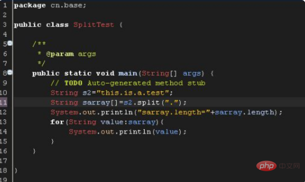 Javaのsplit()の使い方は何ですか