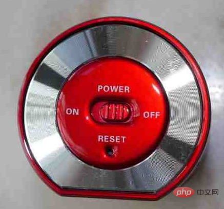 What switch is reset?